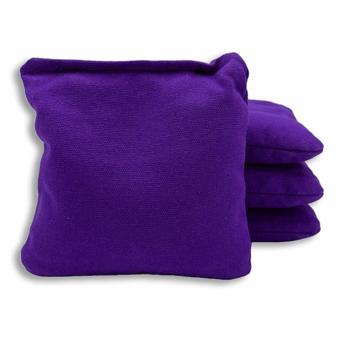 Purple Premium Resin Filled Cornhole Bag