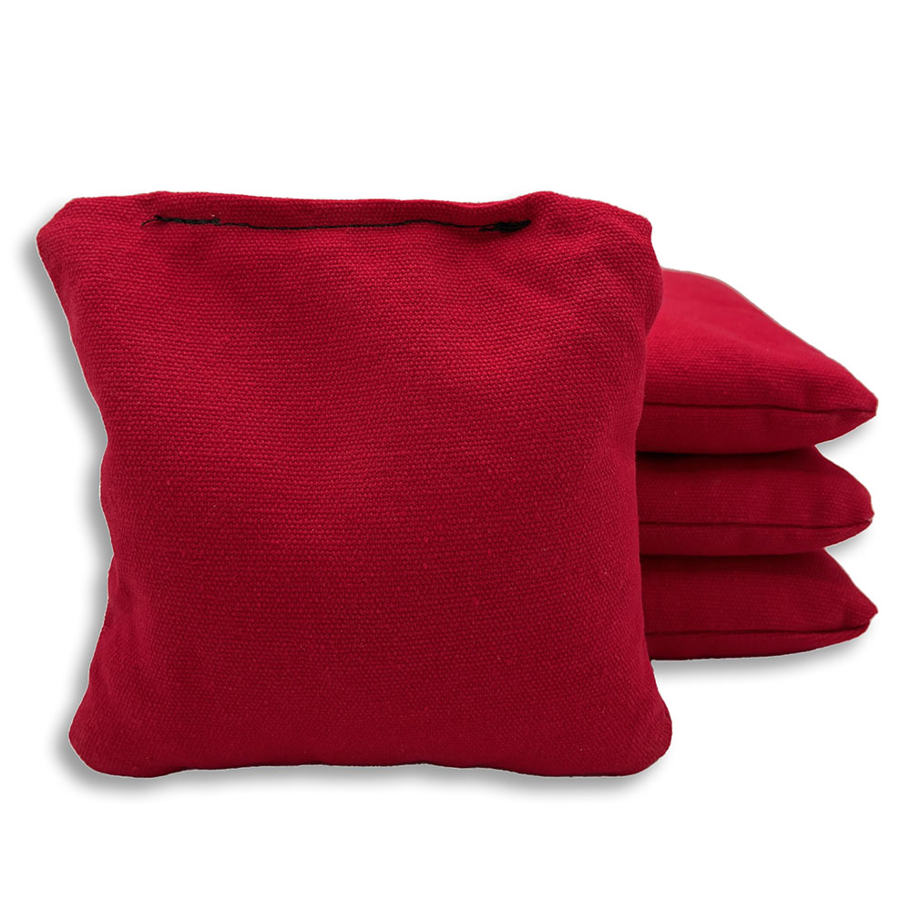 Red Premium Resin Filled Cornhole Bag