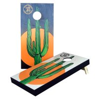 Iconic Arizona Saguaro Sunset Cornhole Boards