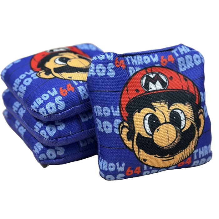 Mario cornhole bags